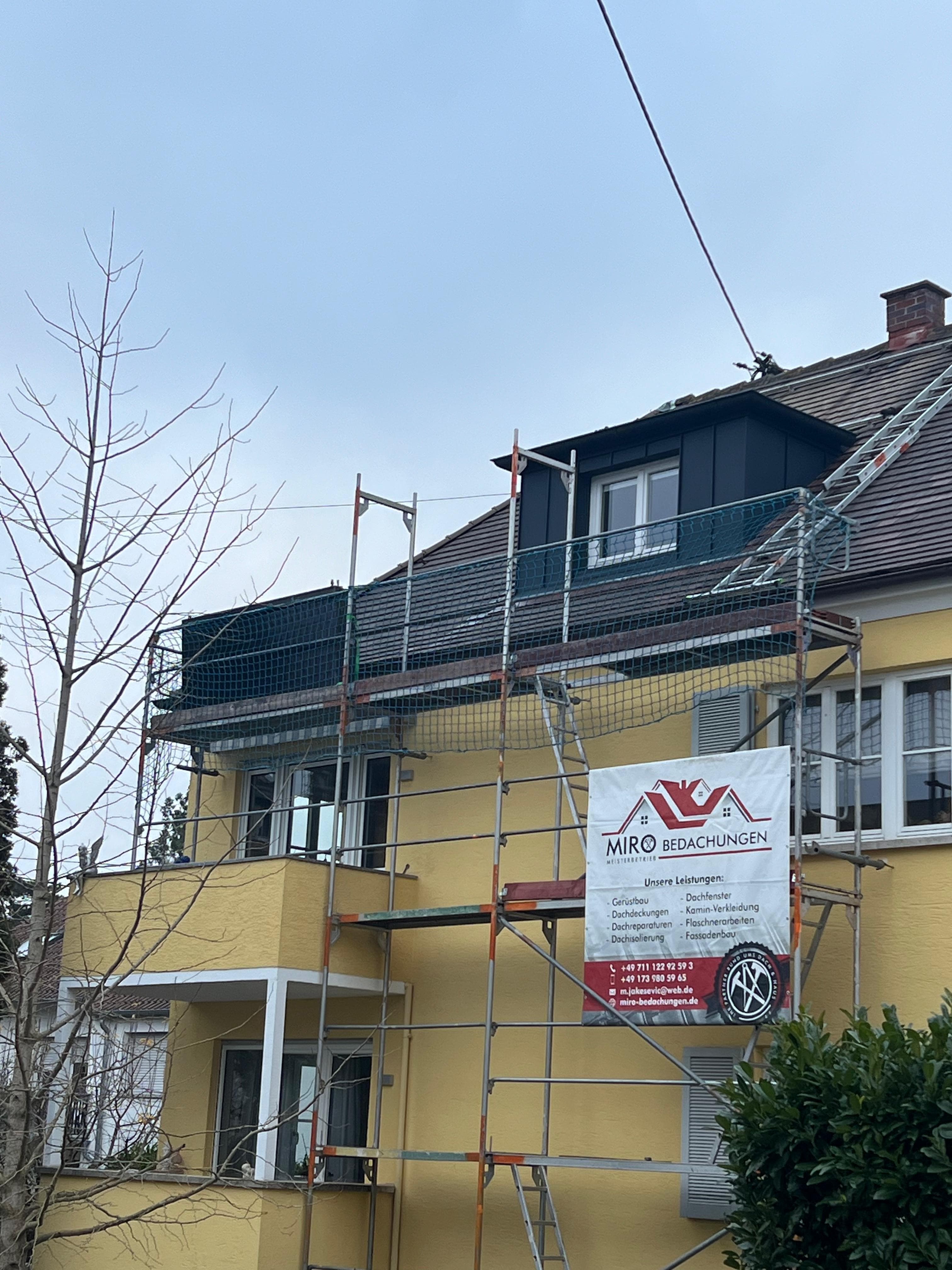 Dachrinne und Klempnerarbeiten